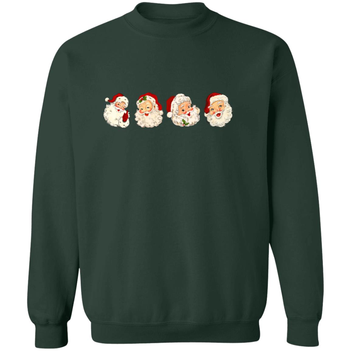 Retro Cheerful Santa | PulloverSweatshirt