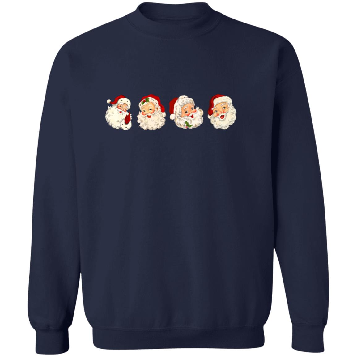 Retro Cheerful Santa | PulloverSweatshirt