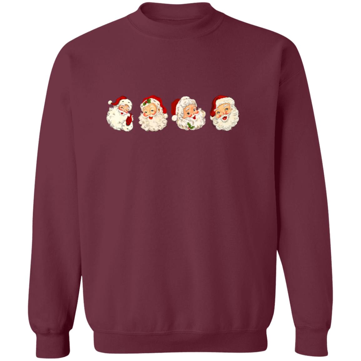 Retro Cheerful Santa | PulloverSweatshirt