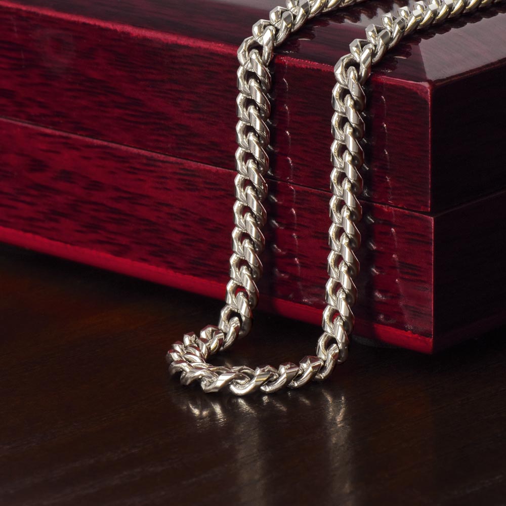 To My Man | Wherever the Journey Leads Us - Cuban Link Chain