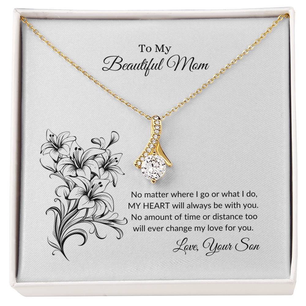 To My Beautiful Mom | My Love For You - Alluring Beauty Necklace