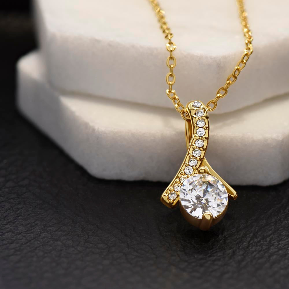 To My Loving Wife | Meeting You Was Fate - Alluring Beauty Necklace