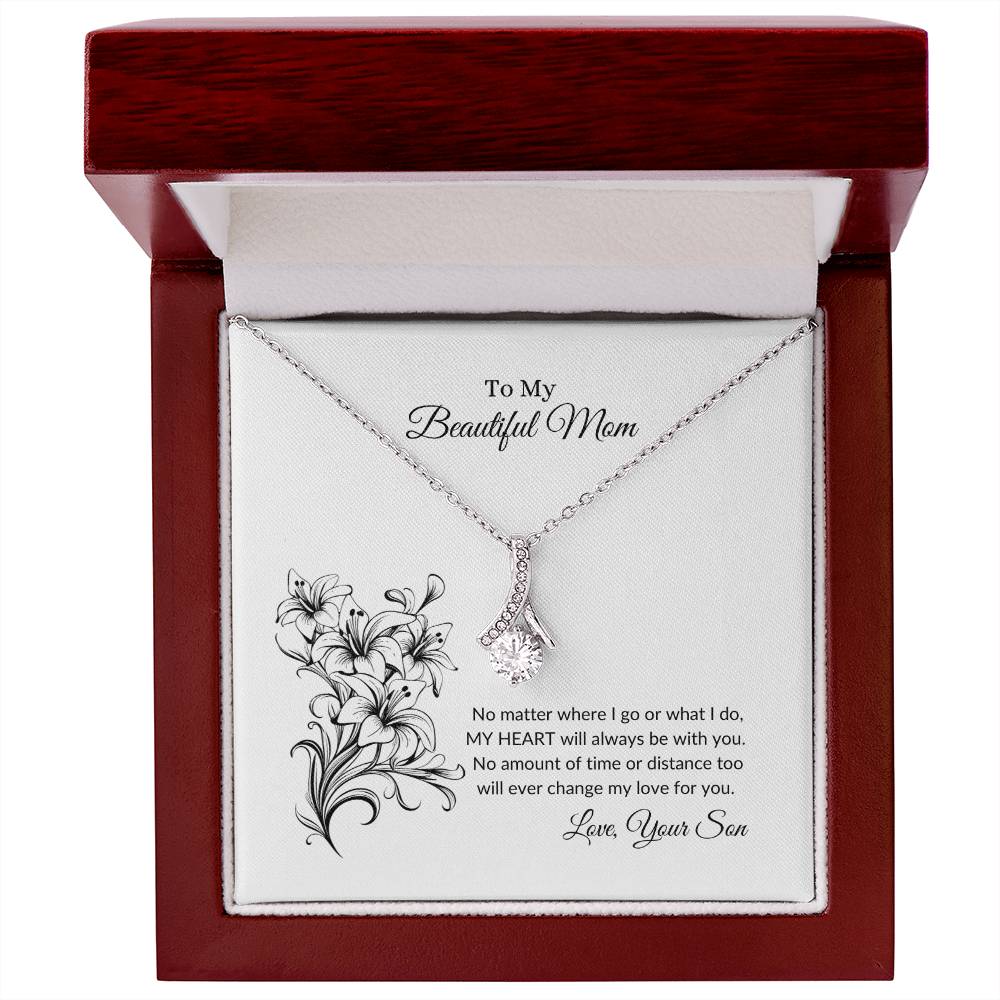 To My Beautiful Mom | My Love For You - Alluring Beauty Necklace