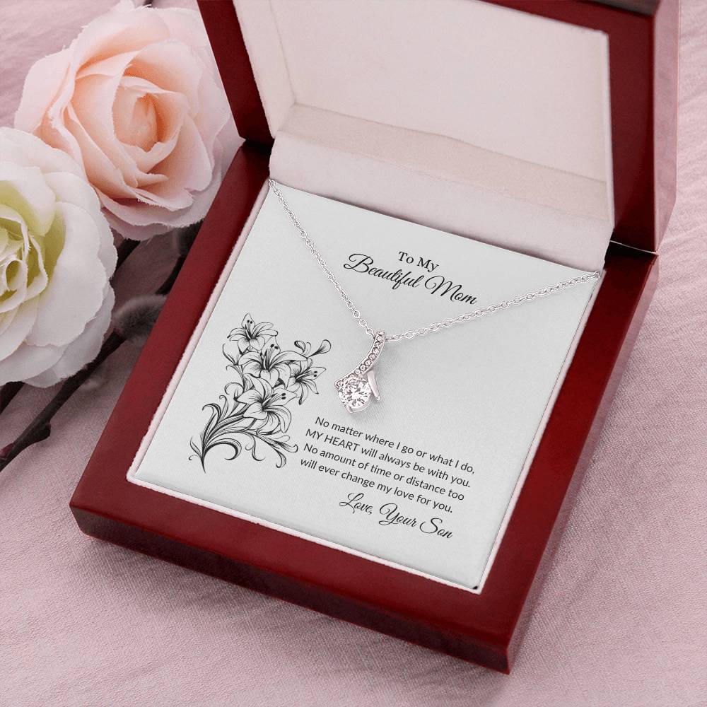 To My Beautiful Mom | My Love For You - Alluring Beauty Necklace