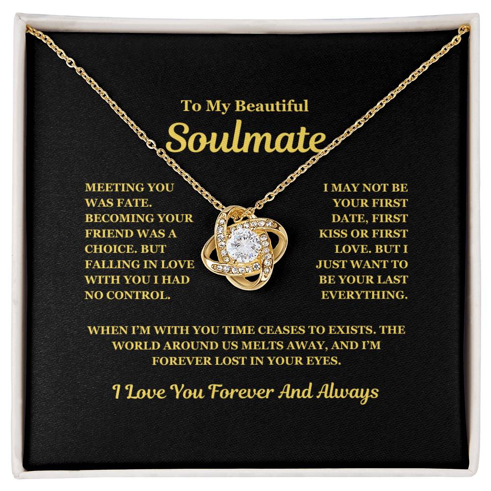 Soulmate | Meeting You Was Fate - Love Knot Necklace