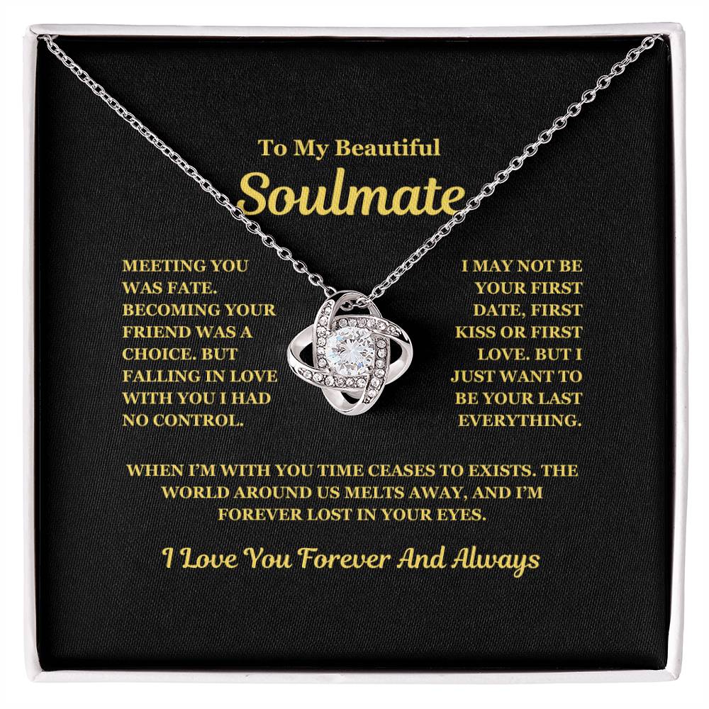 Soulmate | Meeting You Was Fate - Love Knot Necklace