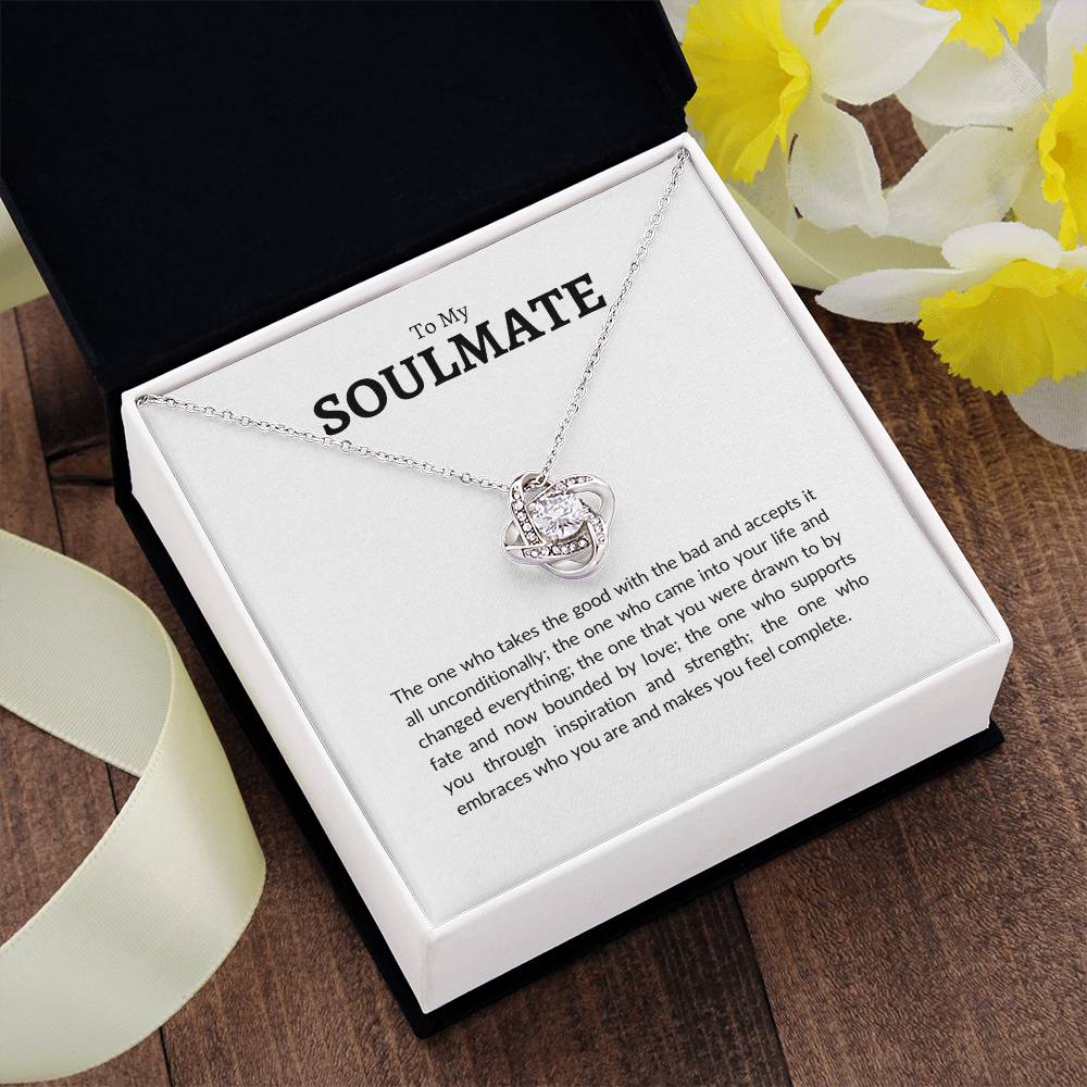 To My Soulmate | Love Knot Necklace