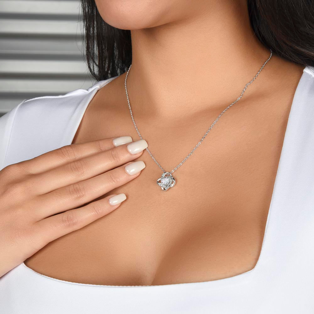 To My Beautiful Soulmate | Back In Time - Love Knot Necklace