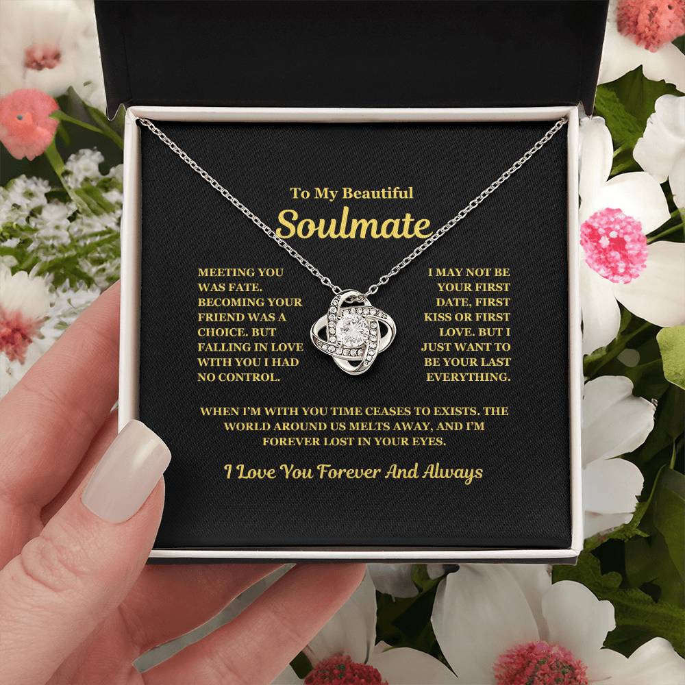 Soulmate | Meeting You Was Fate - Love Knot Necklace