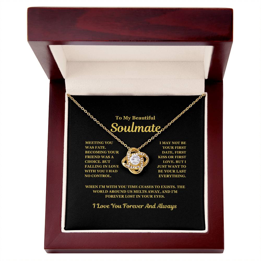 Soulmate | Meeting You Was Fate - Love Knot Necklace
