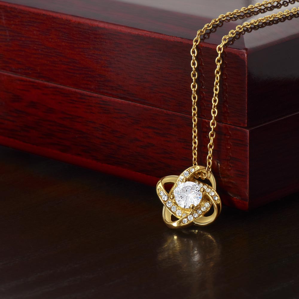 To My Beautiful Soulmate | Back In Time - Love Knot Necklace