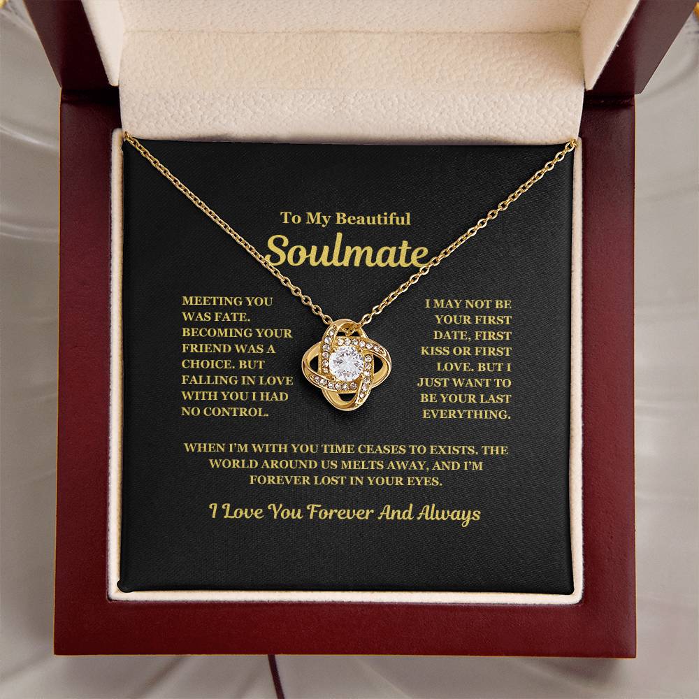 Soulmate | Meeting You Was Fate - Love Knot Necklace