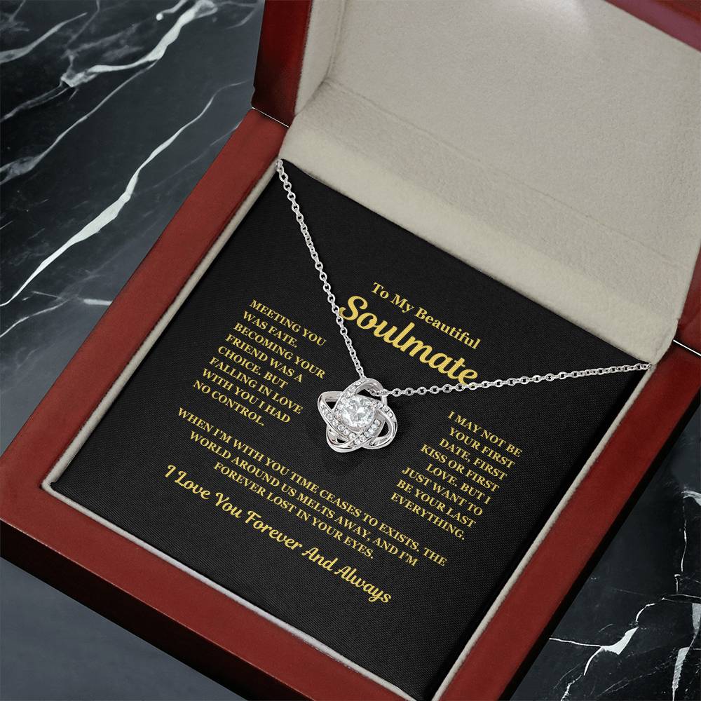 Soulmate | Meeting You Was Fate - Love Knot Necklace